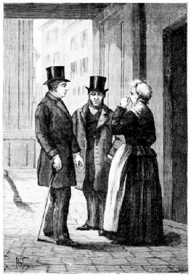 Le reste de la phrase se perdit dans le mouvement qu'elle
fit en aspirant une prise de tabac.