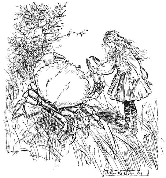 She stroked it&mdash;actually stroked it