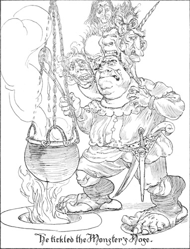 He tickled the Monster&rsquo;s Nose.