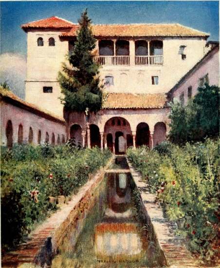 GRANADA&mdash;THE GENERALIFE: PATIO DE LA ACEQUIA