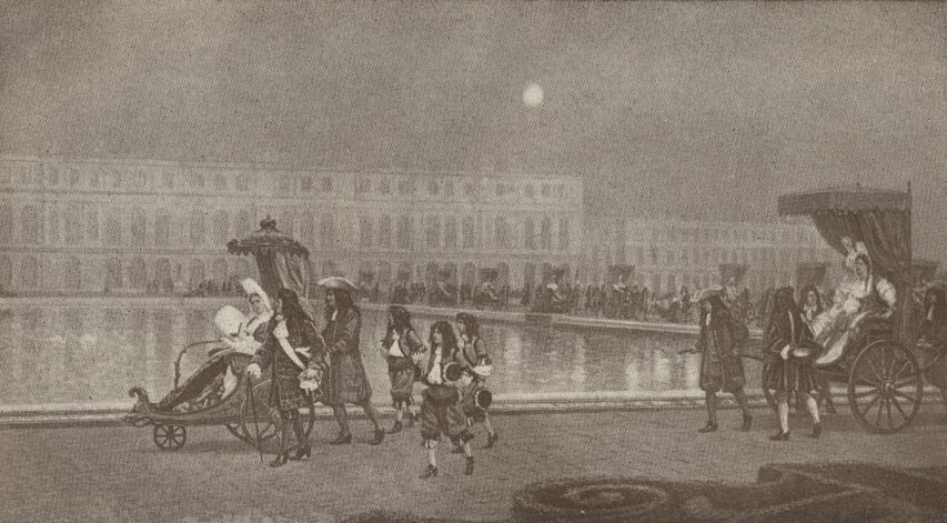 The King&rsquo;s Walk at Versailles--painted by J. L. Jerome 