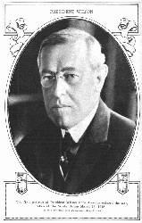 PRESIDENT WILSON
The first portrait of President Wilson since America entered the war,
taken at the White House March 19, 1918
(� Sun Printing and Publishing Association)