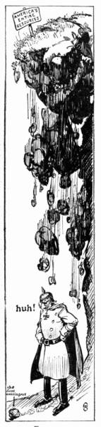 [American Cartoons]
Judging the Landslide by a Pebble
&mdash;From Collier's.