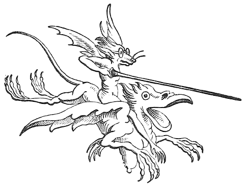 Fig. 32.&mdash;From the Temptation of St. Anthony (Callot).