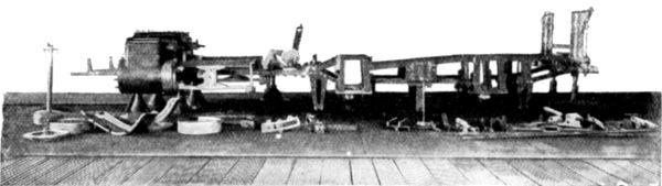 THE START&mdash;HOW THE AMERICAN ENGINE LOOKED AT 7 A.M.