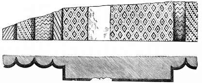 Fig. 38.&mdash;Patterned Wall. Warka.
