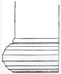 Fig. 79.&mdash;Fragment of a Base from Pasargadæ.