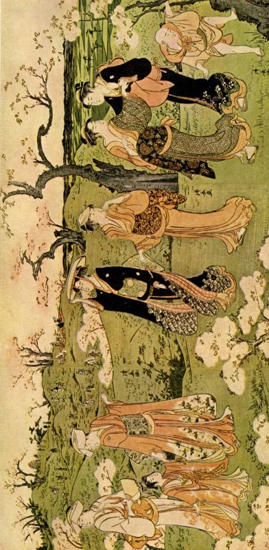 KIYONAGA. Picnic Party.