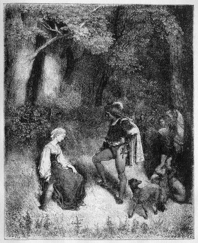 Der K&ouml;nigssohn trifft auf das M&auml;dchen