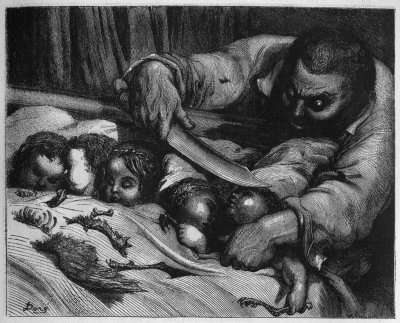 Der Riese t&ouml;tet seine T&ouml;chter