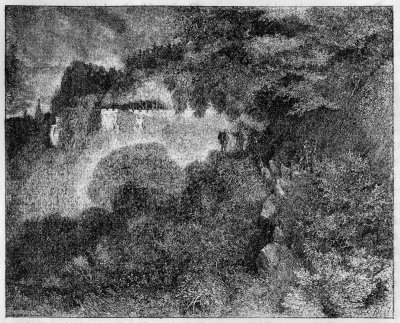 Der Prinz beim &uuml;berwucherten Schlo&szlig;