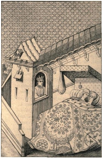 Tradelinan regarde par la fen�tre.