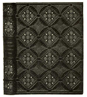 BOOKBINDING IN BUFF MOROCCO, WITH INLAY AND GOLD
TOOLING. BY PAUL KERSTEN