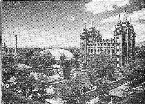 Mormon Tabernacle Square in Salt Lake City