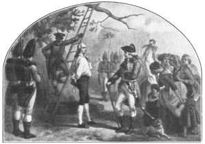 The last words of Captain Nathan Hale, the hero-martyr of
the American Revolution

From the painting by F. O. C. Darley