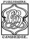 PUBLISHERS

CAMBRIDGE