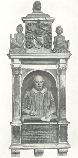 Shakespeare&rsquo;s Monument at Stratford-on-Avon
(1616&ndash;1623?)