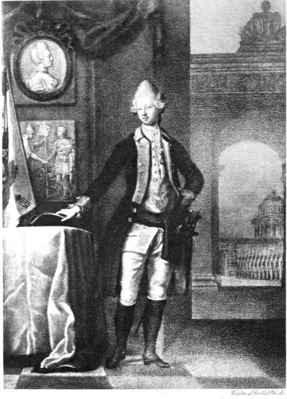 Queen Matilda in the uniform of
Colonel of the Holstein Regiment of Guards.