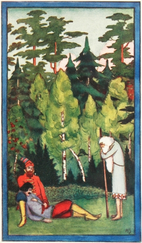 [Image not available: THREE QUESTIONS.

To face page 158.]