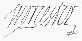 Worcester [autograph, 1665&ndash;6, of the Author of the "Century"]