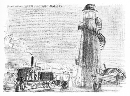 Image unavailable: HAMPSTEAD HEATH ON BANK HOLIDAY
