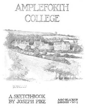 Image unavailable: THE ABBEY AND COLLEGE FROM THE SOUTH WEST&mdash;TITLE PAGE 