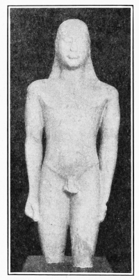 Statue of so-called
Apollo of Orchomenos