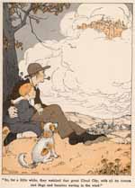 So, for a little while, they watched that great Cloud
City, with all its towers and flags and banners waving in the wind.