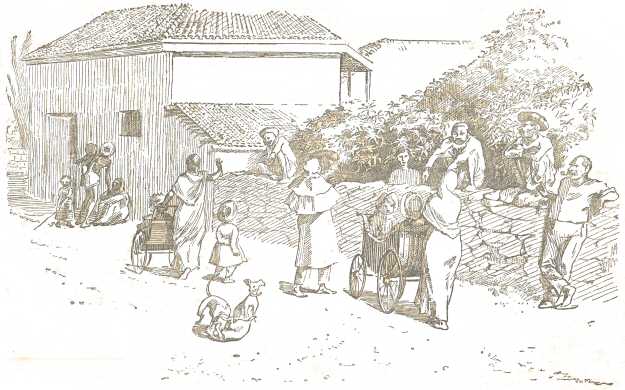 Frontispiece, &ldquo;Behind the Bungalow&rdquo;